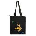 Meoteena Canvas Cotton Tote Bags for Women & Girls | Reusable Multipurpose Bag (Scorpio)
