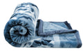 BSB Home Super Soft Cloudy Printed Single Bed Blanket for Heavy Winter, Single Ply Mink Blanket King Size with 152 x 220 Cm,2.5 Kg (Light Green & White, Pack of 1) Polyester Kafalo
