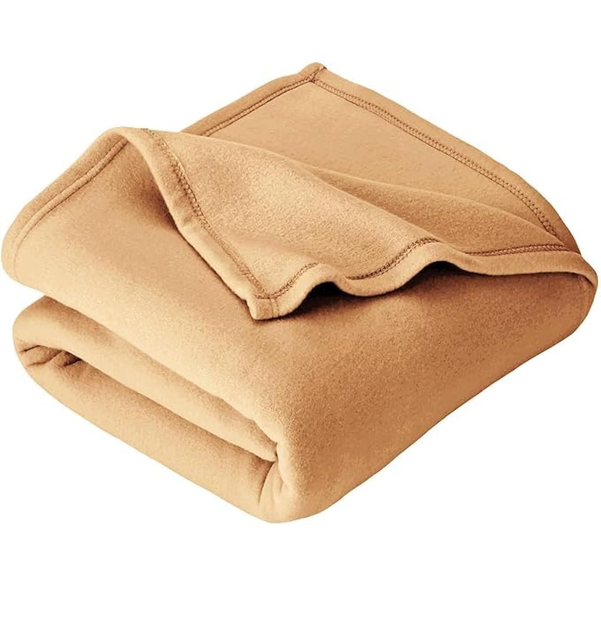 MAMRAJ 300 GSM Special for Heavy Winter Plain Light Weight Polar Fleece Blanket for Single Bed [ 60x90] (Skin) Kafalo