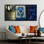 VIBECRAFTS Canvas Paintings for Living Room Drawing Room Islamic Holy Book Quran Canvas Wall Painting Fitted With Wooden Frame For Home | Office | Living Room | Gifts (PTVCH_2565)