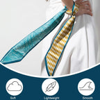 SANNIDHI Satin Silk Feel Scarf for Hair Multipurpose Bag Styling