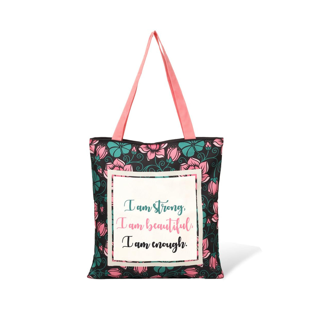 The Purple Tree Canvas Tote Bag - Stylish Printed Bag for Women