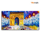 VIBECRAFTS Abstract Arc de Triomphe Premium Canvas Wall Painting With Frame for Living Room Drawing Room Home|Office|Gift (PTVCH_2211)