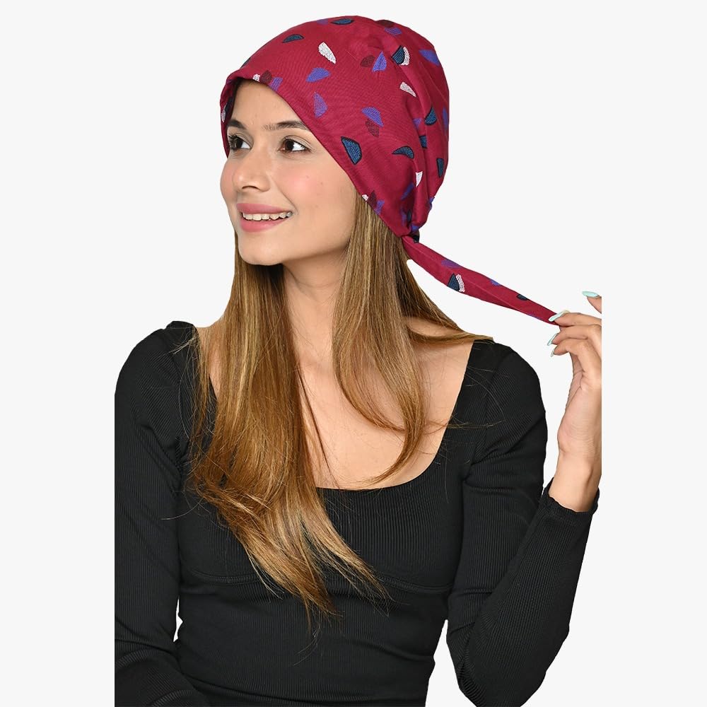 The Headscarves Beautifull Cotton Printed Headwraps Headscarf for Women Pregnant Chemo Hair Loss Fashion (HS324)