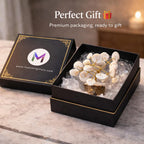 MASI HUB Mini Shell Stone Crystal Tree - Handmade Positive Energy Desk Decor for Home, Office & Car Dashboard 5 cm (Pack of 1)