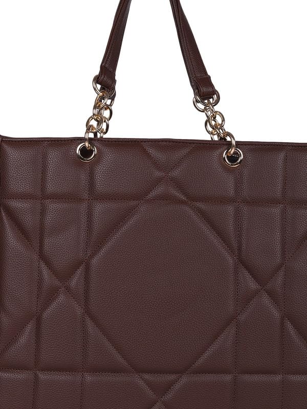 MINI WESST Women's Western Casual Textured Zip Tote Bag | Perfect for Office, College & Everyday Use