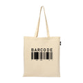 VVWV Barcode Printed Reusable Tote Bags | 100% Organic Cotton Shopping/Grocery Bag | Multi-Purpose Bag | Sturdy Canvas Bag with 15kgs Capacity (13 x 15.7 Inch)