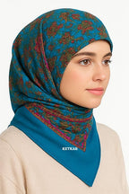 KETKAR Women's Woolen Winter Scarf | Soft & Warm Cold Weather Muffler, Wrap & Shawl | Elegant Wool Blend | Pack of 1_Green