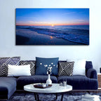 VIBECRAFTS Canvas Paintings for Living Room Drawing Room Sunset Sea Horizon Canvas Wall Painting for Home|Office|Gift(PTVCH_2388)
