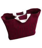 Janees Cotton Canvas Shopping Bag (16x16x4 Inches) | Heavy Duty Reusable Tote Bag for Groceries & Travel | Multipurpose Vegetables & Fruits Storage Bag, 20 kg Capacity (Red)