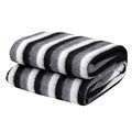STARNSTYLE 300 TC All Season Light Weight Striped Polar Fleece Double Bed Donation Blanket (230 x 230 cm Pack of 1 Kafalo