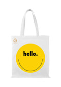 TAJNAN Reusable Tote Bags - 100% Organic Cotton Grocery Bag, Eco-Friendly Multi-Purpose, Sturdy Canvas with 15kg Capacity - Stylish Designs, Pack of 1 - Best Valentine's Gift