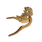 ARTVARKO Brass Peacock Yali Ethnic Designs Nut Supari Betel Cutter/Sudi/Sarota Cracker Akhrot/Walnut Sudi & Adkitta 5.5 Inch