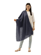 Pashmoda Women’s 100% Pure Wool Melange Stole, Shawl and Wrap, Woolmark Certified, Sustainable and Natural Fabric (Size 28x80)
