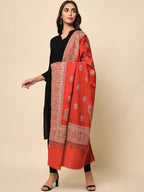 Pashmoda Women Noorani Woven Design Jamawar Shawl (Size 101X203 CM)