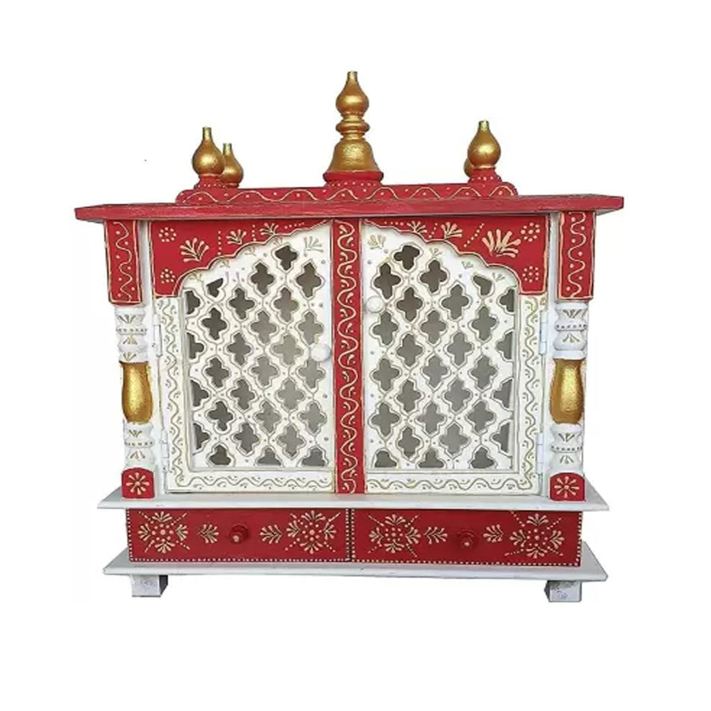 Kamdhenu Art and Craft Wooden Temple/Home Temple/Pooja Mandir/Pooja Mandap/Temple (2)