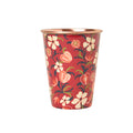 Chumbak Apple Orchards Copper Tumbler – 350 ml Ayurvedic Drinking Glass – Kashmiri-Inspired Apple Art – Wellness & Gifting | Kashmir Trails Collections