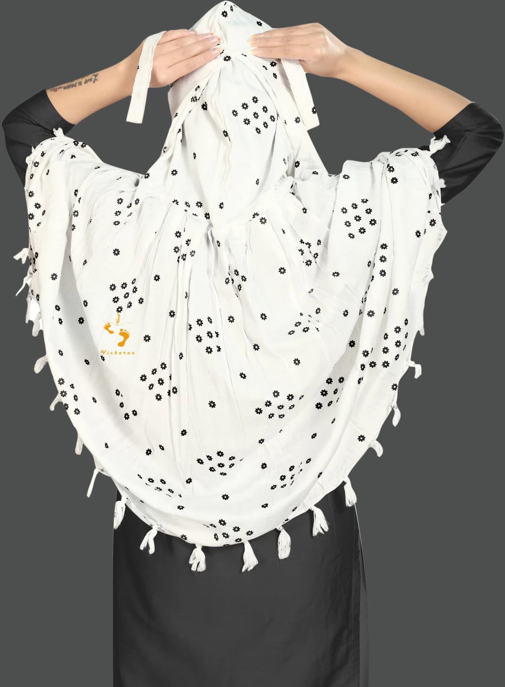 KEMZA Rayon Cotton Printed Long Scarf Cumming Mask For Women And Girls (Dimonds)