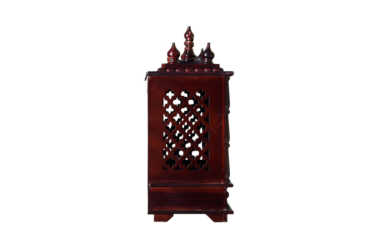 Kamdhenu Art and Craft Wood Home Temple (22 x 11 x 28 inch, Multicolour)
