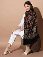 Pashmoda Women Firoza Woven Design Jamawar Shawl (Size 101X203 CM)