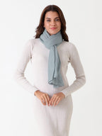 Beau Design Scarf, Lightweight Shawl Wrap for Women, Multiple Colours Available (Light Gray)