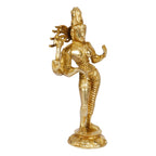ARTVARKO Brass Ardhanarishvara Ardhnarishwar Statue (Half Shiva & Parvati) | Ardhnari | Shiv Parvati Double Avatar | Shiv Parvati Idols for Shivaratri Mahashivaratri Maha Shivratri