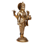 ARTVARKO Brass Dhanavantari Idol The Physician of Gods Dhanvantri Dhanwantri Statue Height 15 Inch