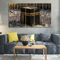 VIBECRAFTS Homcraft Kaaba Premium Wall Painting Set of Five For Home|Office|Living Room|Gift (PTVC5Pcs4_8673N)