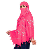 VASTTRAM Women's Pure Cotton Long Scarves Scarf Cum Mask usable for Driver Anti Pollution Full Face Cover With UV Sun Rays Protection