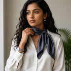 Bonjoy 'Comet' Hair & Head Scarf for Women & Girls | Premium Satin Hair Cover, Neckerchief, Head Wrap, Bandana | Ultra-Soft, Shiny, Long-Lasting, Antistatic Style Accessory | Luxurious Styling Gift