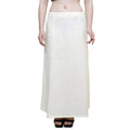 Women's Cream Cotton Petticoat Saree Cotton Underskirt Adjustable Waist, Breathable & Comfort Fit Soft Inskirt for Sarees