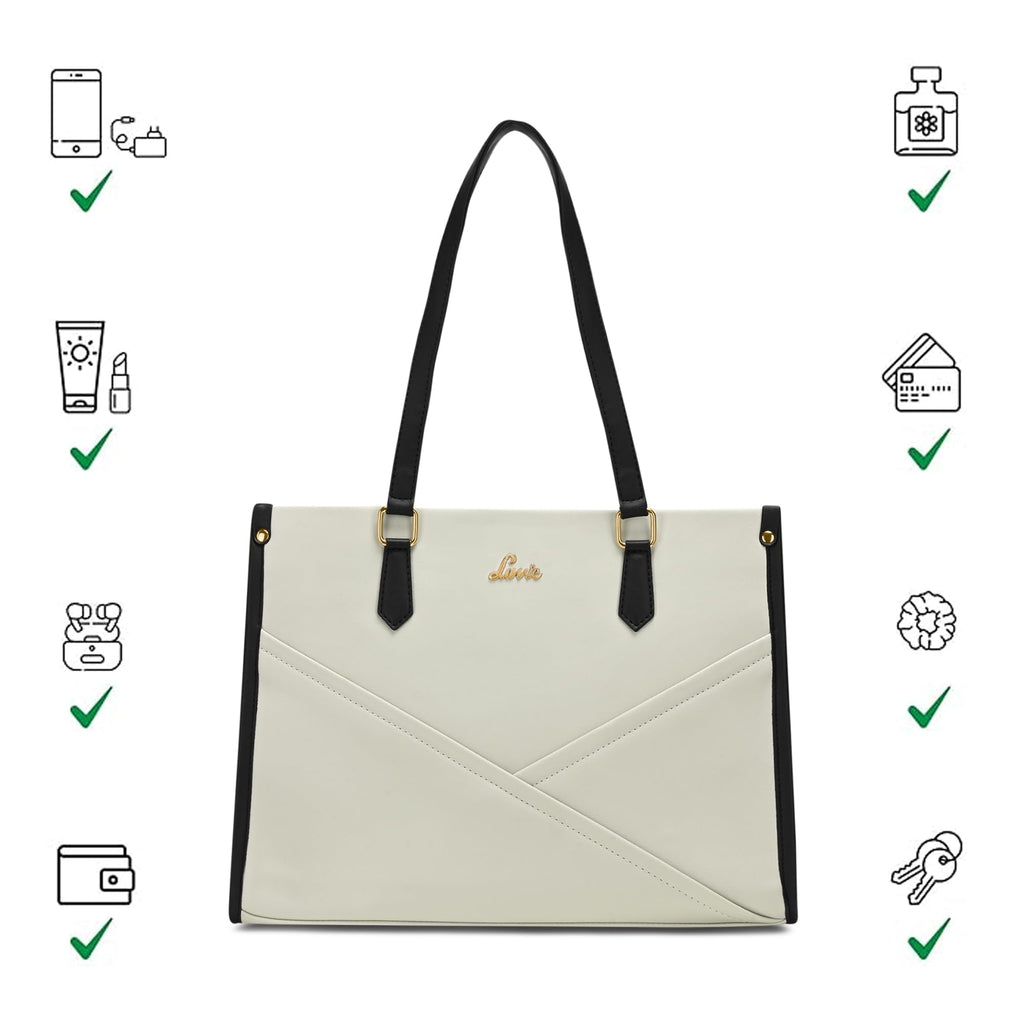 Lavie Women's Ziva Colourblock Tote Handbag | Tote Bag for Work | Ladies Purse | Stylish Shoulder Bag | Gift for Women