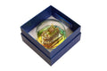 SG Musical Golden Temple Crystal Dome Showpiece, Religious Architecture Model with Display Box