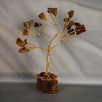 Crystal Divine Mini Crystal Tree Handmade Natural Gemstone Tree for Shielding and Grounding Energy in Home Decor 1 Pcs