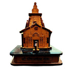 TLCAART Kedarnath Mandir | MDF Wood Temple | 3D Miniature | Decoration Wooden Showpiece for Home, Office, Car Dashboard | Size: Small (10.7 X 6.3 X 9 cms) | Pack of 1