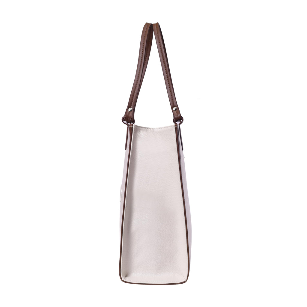 Lino Perros Women Off white Tote Bag
