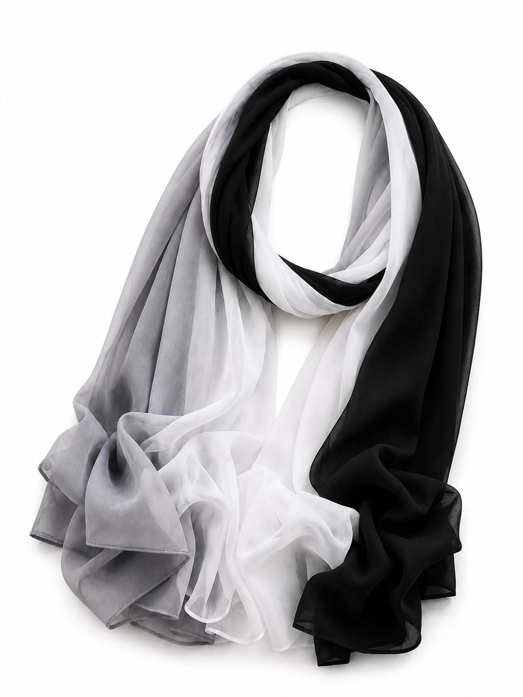 URSHIA Malaysian Georgette Ombre Hijab Scarf Dual Shade 170x70 cm