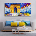 VIBECRAFTS Abstract Arc de Triomphe Premium Canvas Wall Painting With Frame for Living Room Drawing Room Home|Office|Gift (PTVCH_2211)