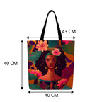 The Purple Tree Eco-Friendly Canvas Tote Bag, Sustainable, Reusable Shopping, Beach, Travel or Everyday Tote, Wide Tote Bag, Dreams of Ocean