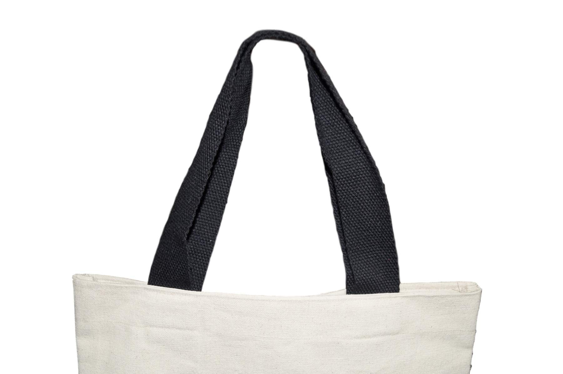 Vissage Premium Cotton Canvas Reusable Grocery Bag