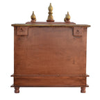 Jodhpur Handicrafts Wood MDF Religious Home Temple (46 x 23 x 55 cm, Gold & Brown)