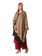 Pashmoda Women Kashish Fine Wool Nalki Embroidered Stole (Size : 28x80in, 71X203cm) EMST01