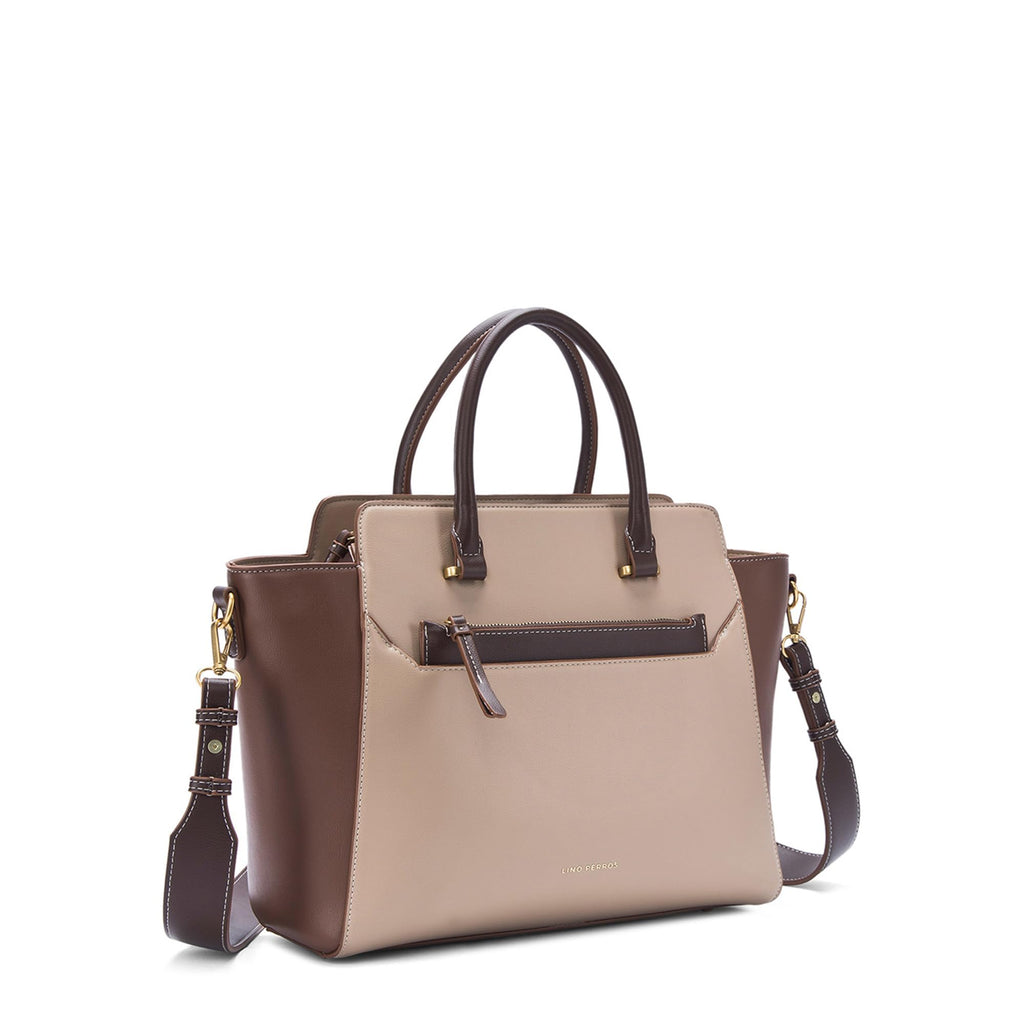 Lino Perros Monroe Opal Beige Tote Bag