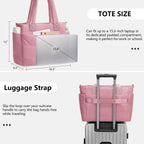 Puffer Tote Bag for Women Quilted Nurse Bag Lightweight Work Bag for Teacher Travel Handbag with Multiple Pockets