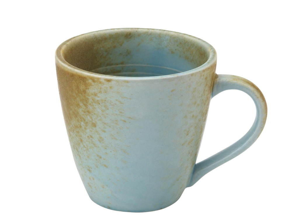 Bodhi House Handmade Ceramic Coffee Mug, Pack of 1, 350Ml, Turquoise Copper