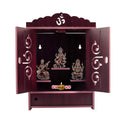 Lyrics Creation Beautiful MDF Wooden Temple,Home Temple, Pooja Mandir, Wall Hanging and Table Top Home Mandir Temple, Home Decor Beautiful Wooden Temple, Dark Brown (43*23*19 cm) (Maroon 1)