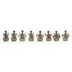 ARTVARKO Brass Ashtalakshmi Laxmi Set of 8 Pcs Ashta Lakshmi Luxmi for Home Office Décor Gift 3 Inch