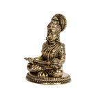 ARTVARKO Brass Annapurna Devi Idol Goddess of Food Anapurna Devi Murti Statue Small 3 Inch