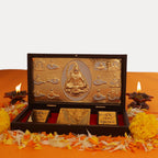 STARLIGHT Lord Shiv Frame with Charan Paduka - Portable Pocket Temple