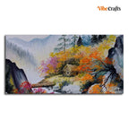 VIBECRAFTS Canvas Paintings for Living Room Drawing Room Amazing View Canvas Abstract Wall Painting for Home|Office|Gift(PTVCH_2376)